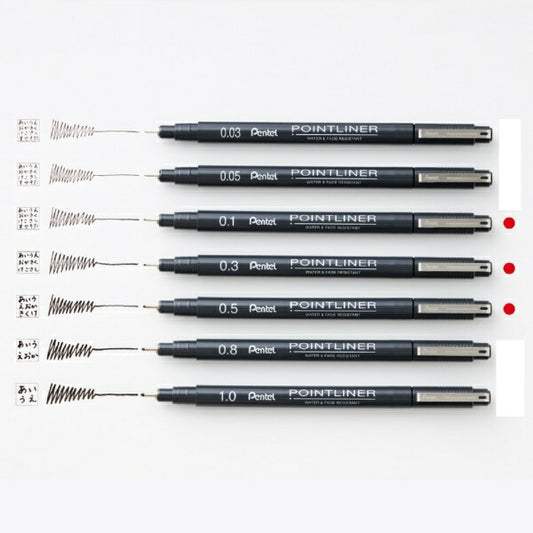Pentel Pointliner Set