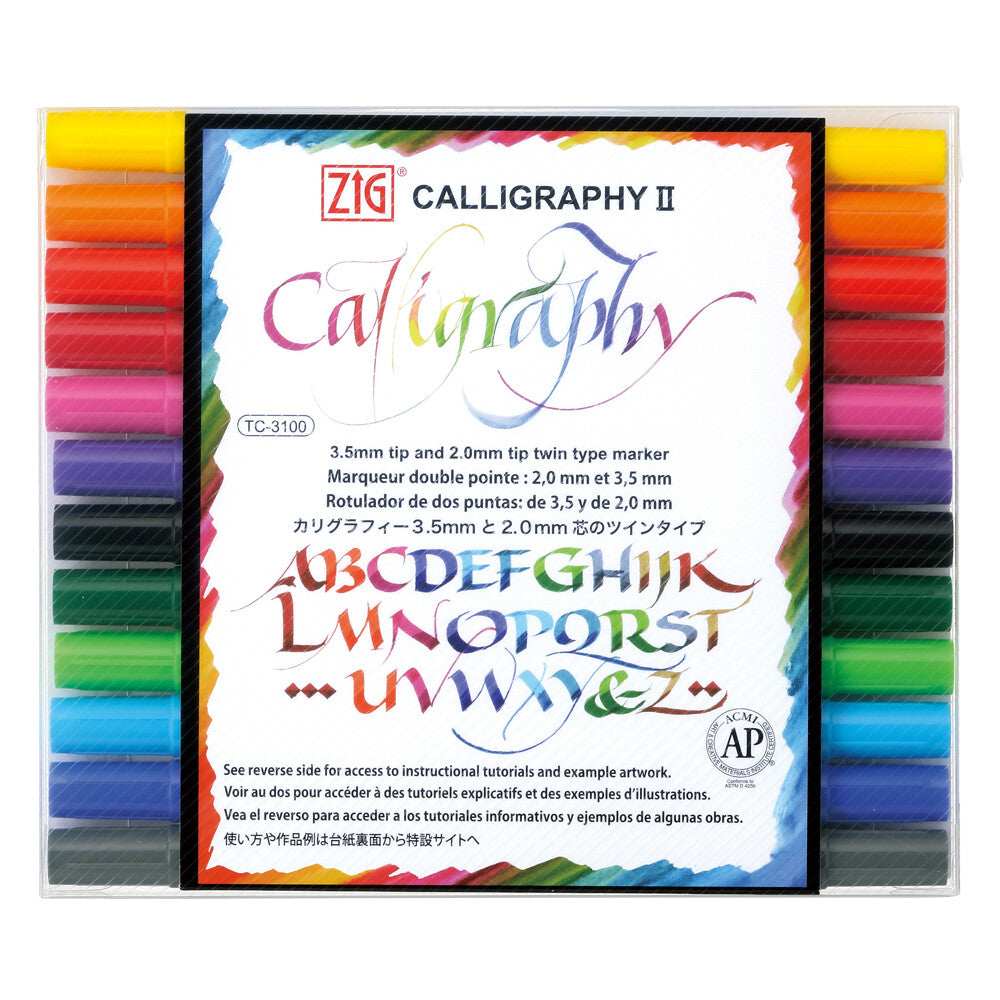 ZIG Calligraphy Marker Sets