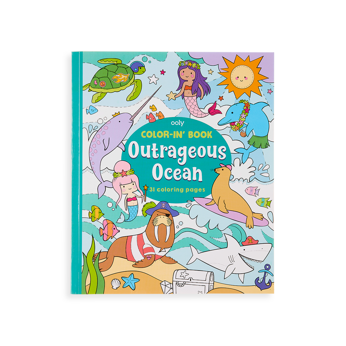 Ocean Color-In' Books for Kids - Odd Nodd Art Supply