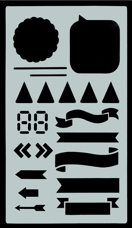 Dotted Journal Stencil Set