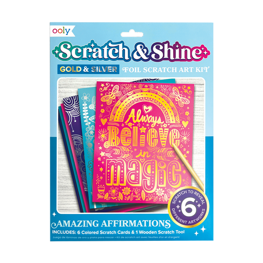 Scratch & Shine Foil Scratch Art Kit