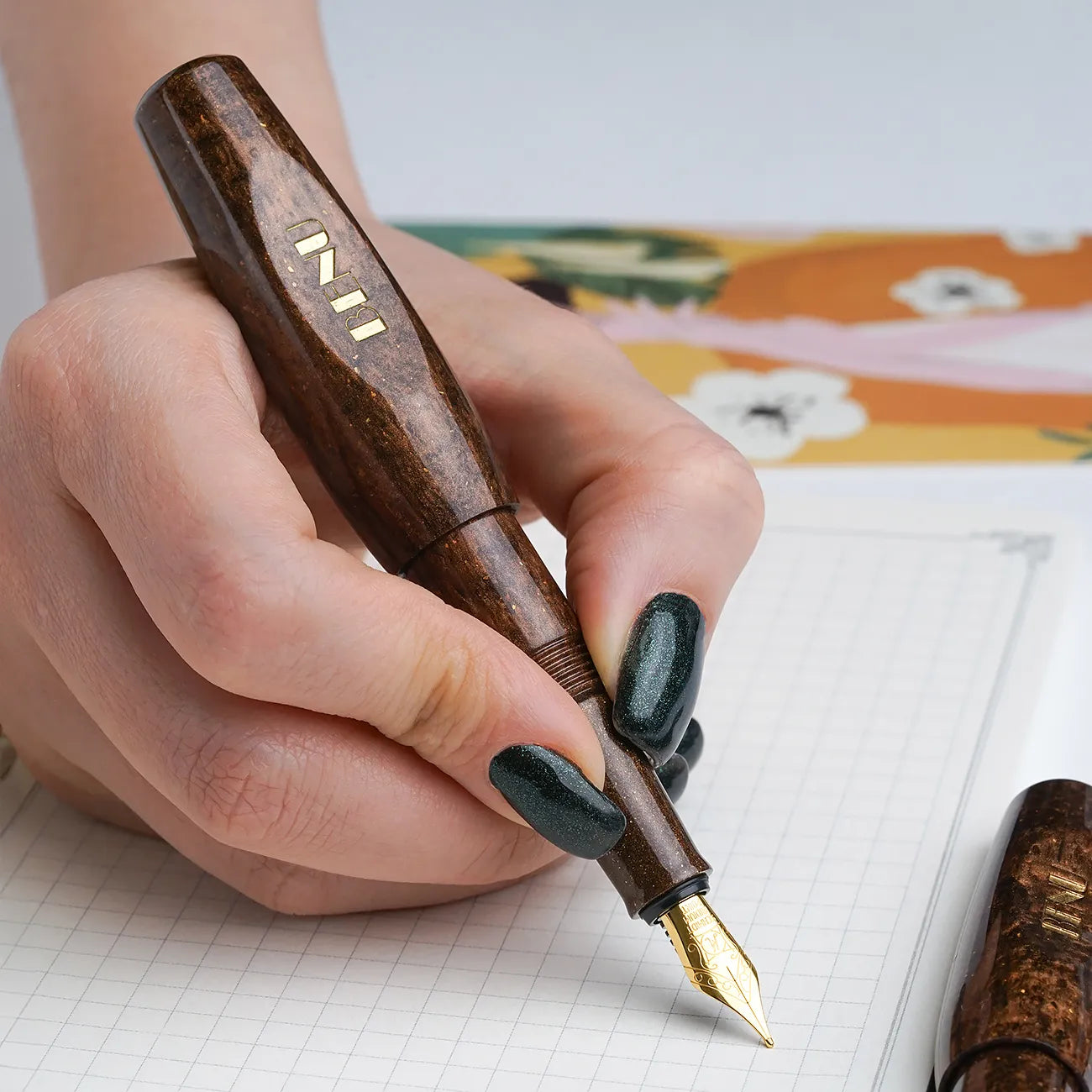 Coffee Brown Pixie Fountain Pen - Odd Nodd Art Supply