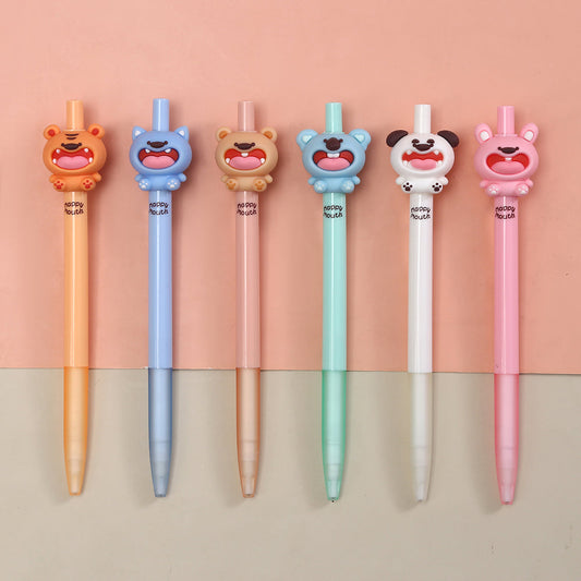 Happy Mouth Animals Retractable Gel Pen