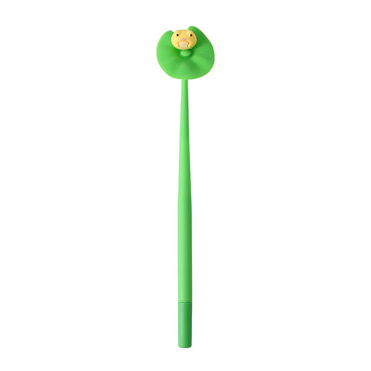 Frog Lily Lotus Leaf Wiggle Pad Gel Pen