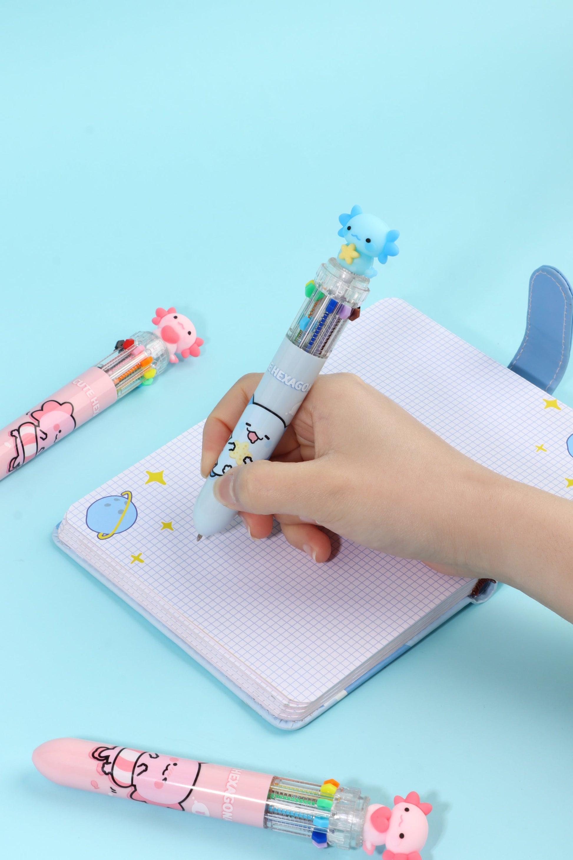 Axolotl 10-Color Retractable Pen