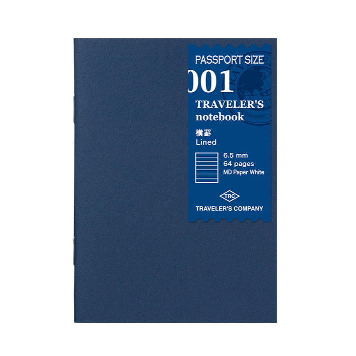 Lined Passport Size Traveler's Company Notebooks and Refills - Odd Nodd Art Supply