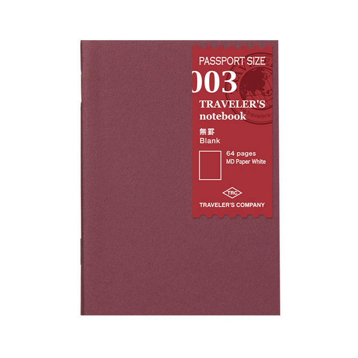 Blank Passport Size Traveler's Company Notebooks and Refills - Odd Nodd Art Supply