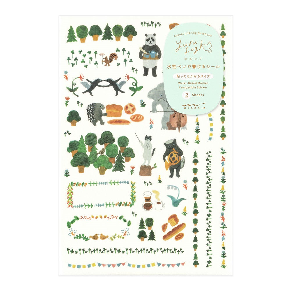 Stickers Midori Yuru Log - Odd Nodd Art Supply