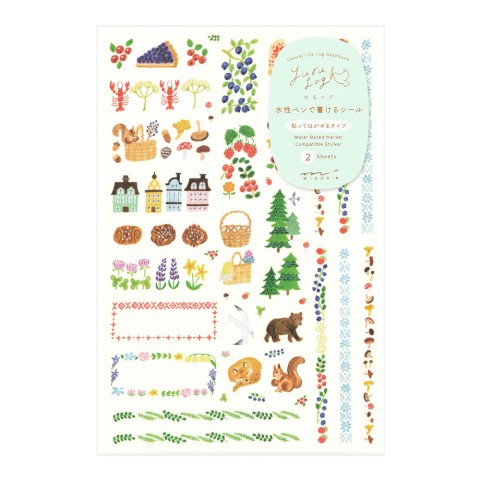 Stickers Midori Yuru Log - Odd Nodd Art Supply