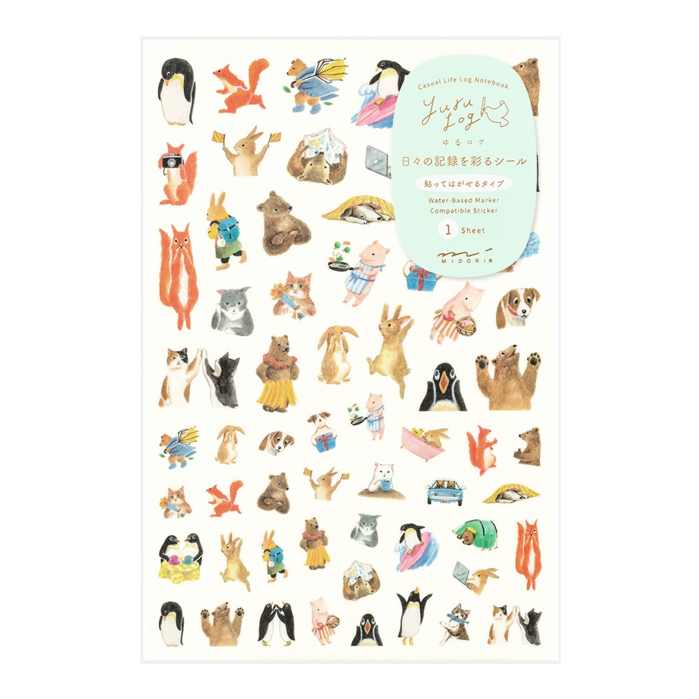 Animals Midori Yuru Log - Odd Nodd Art Supply
