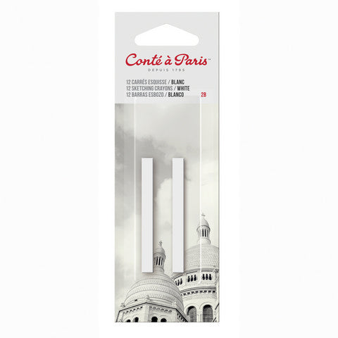 White Conte Crayon Packs - Odd Nodd Art Supply