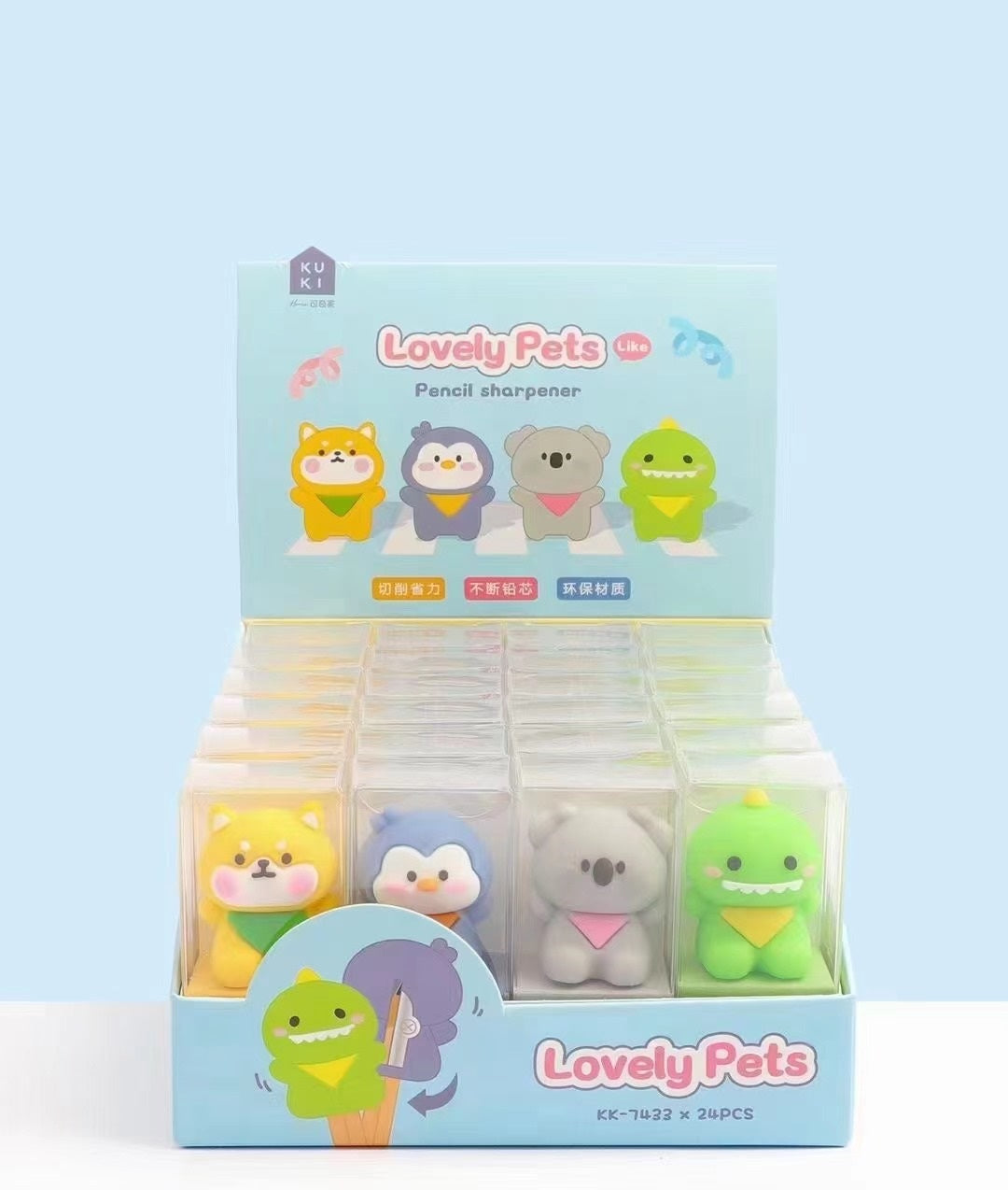 Animals Lovely Pets Pencil Sharpener - Odd Nodd Art Supply