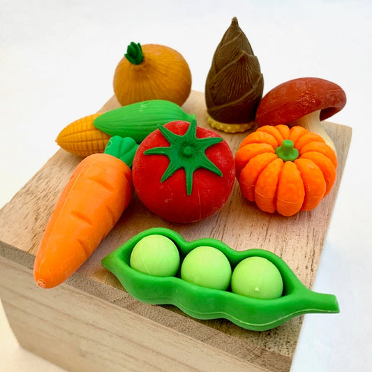 Iwako Vegetable Erasers Set - Odd Nodd Art Supply