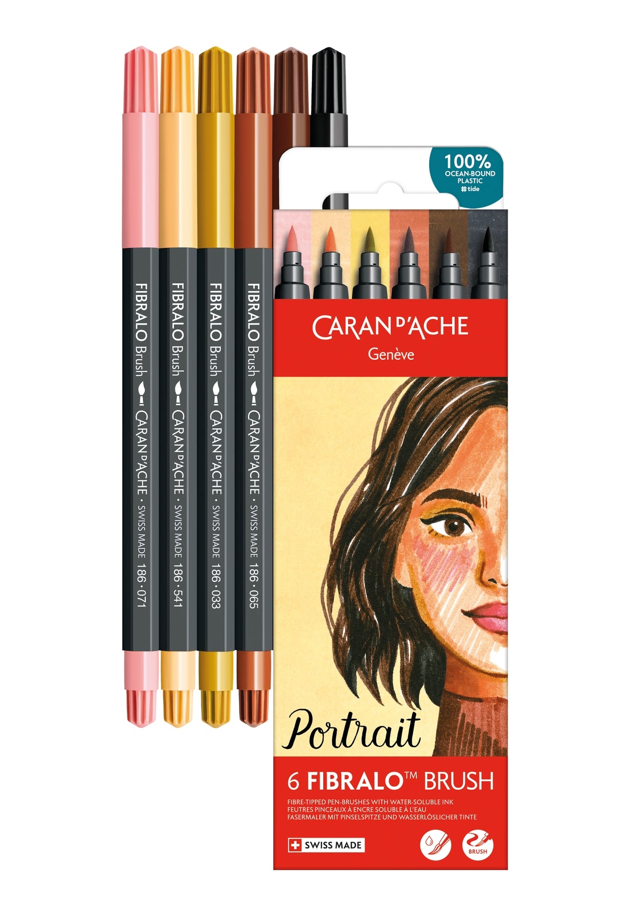 Fibralo Dual Tipped Brush Markers