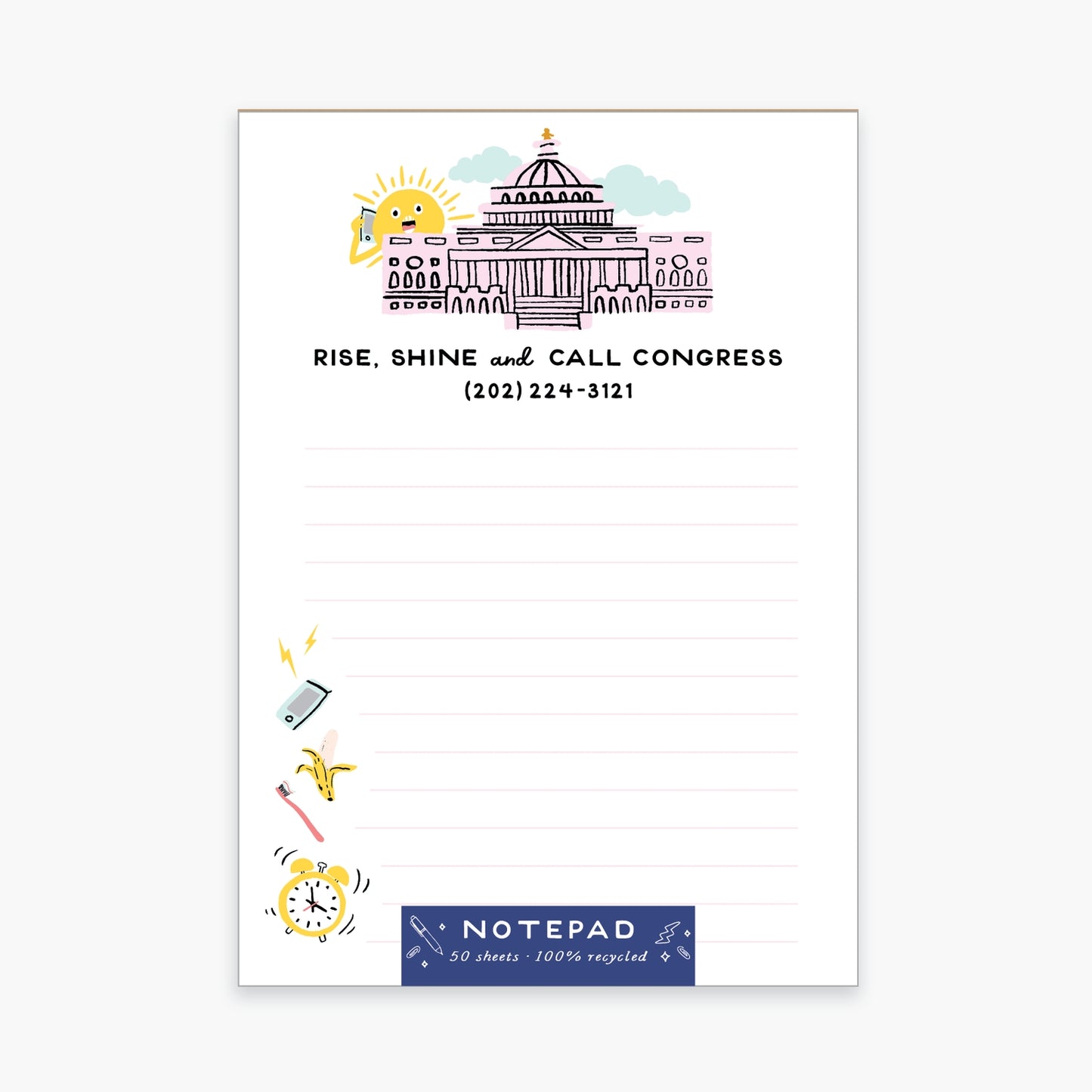Call Congress Notepads - Odd Nodd Art Supply