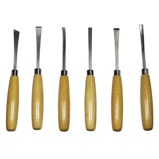 6-Piece Wood Carving Set for Beginners - Odd Nodd Art Supply