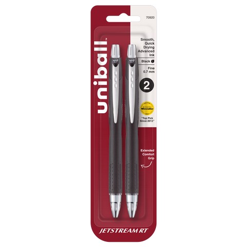 Jetstream RT 0.7mm Black 2/pack