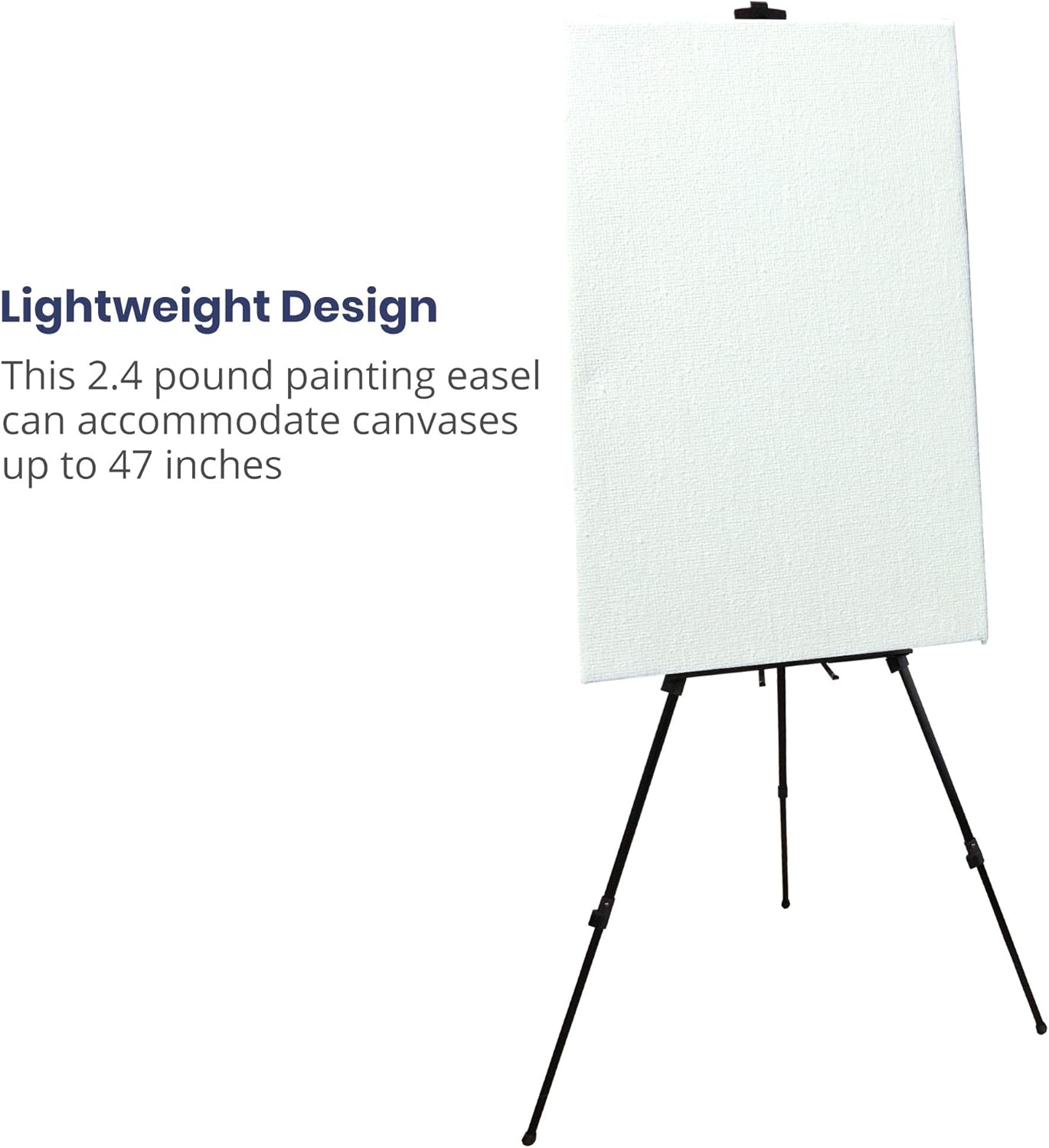 Trekker Aluminum Adjustable Art Easel with Carry Bag
