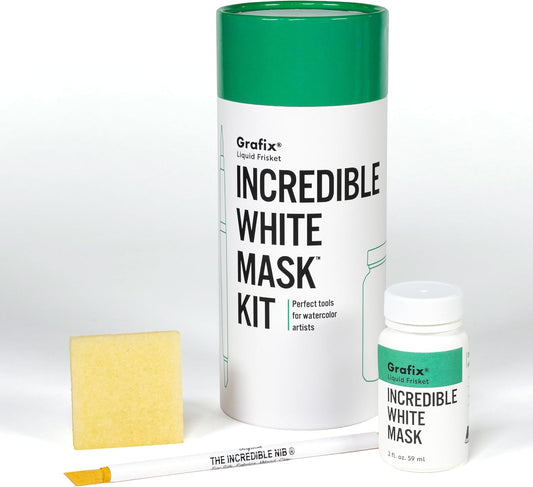 Incredible White Mask / Liquid Frisket - Odd Nodd Art Supply