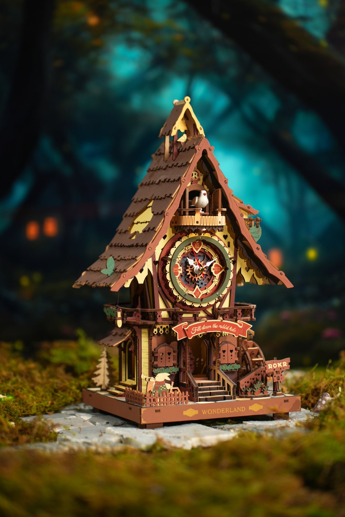 3D Wooden Puzzle: Cuckoo Clock