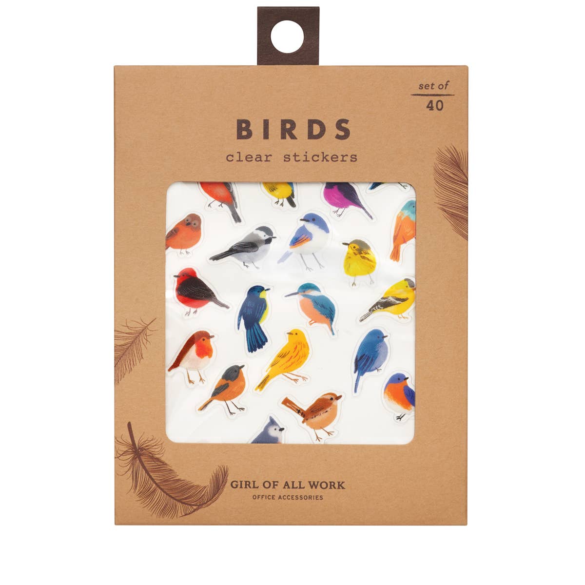 BirdsvClear Stickers - Odd Nodd Art Supply