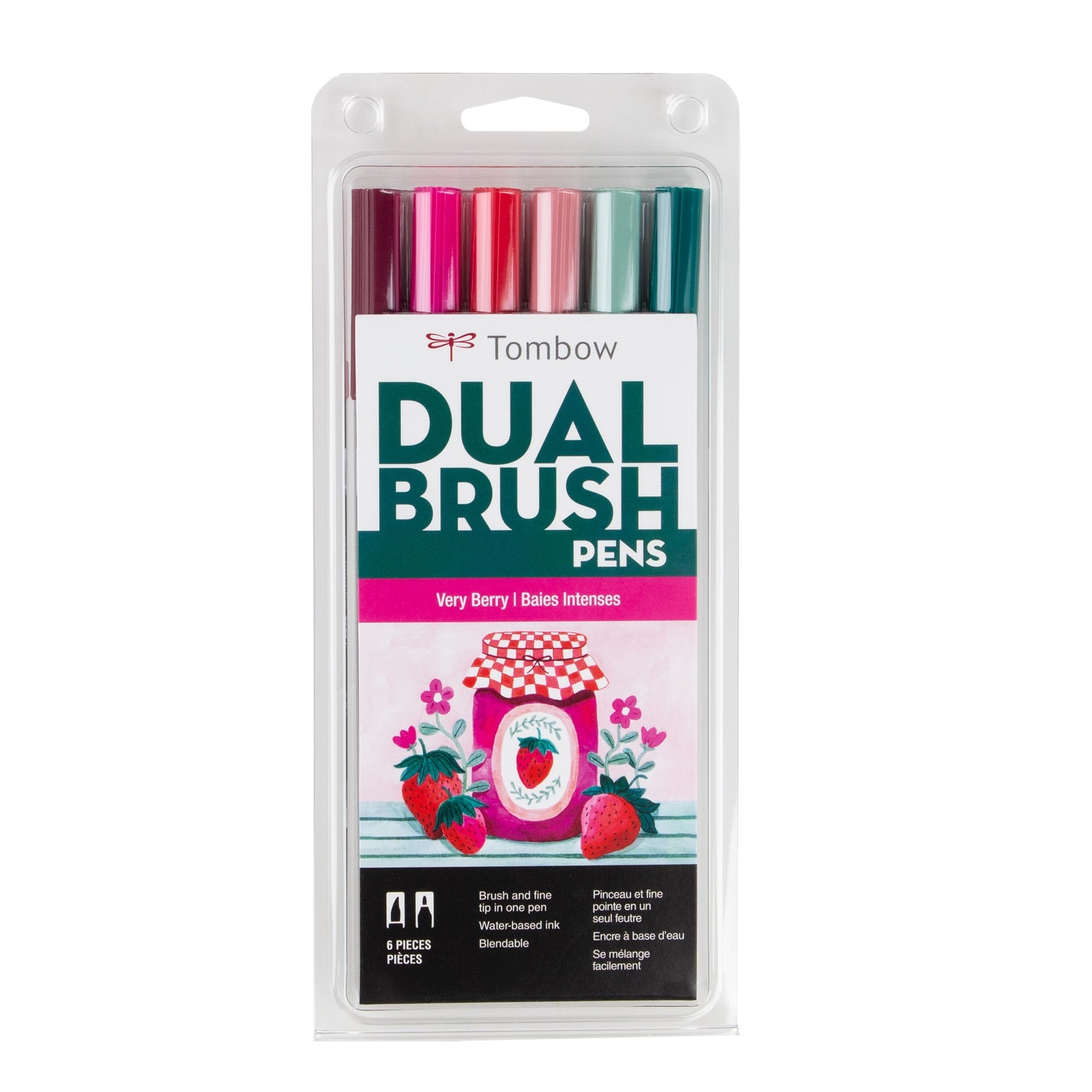 Very Berry Tombow Dual Brush Pen Sets - Odd Nodd Art Supply