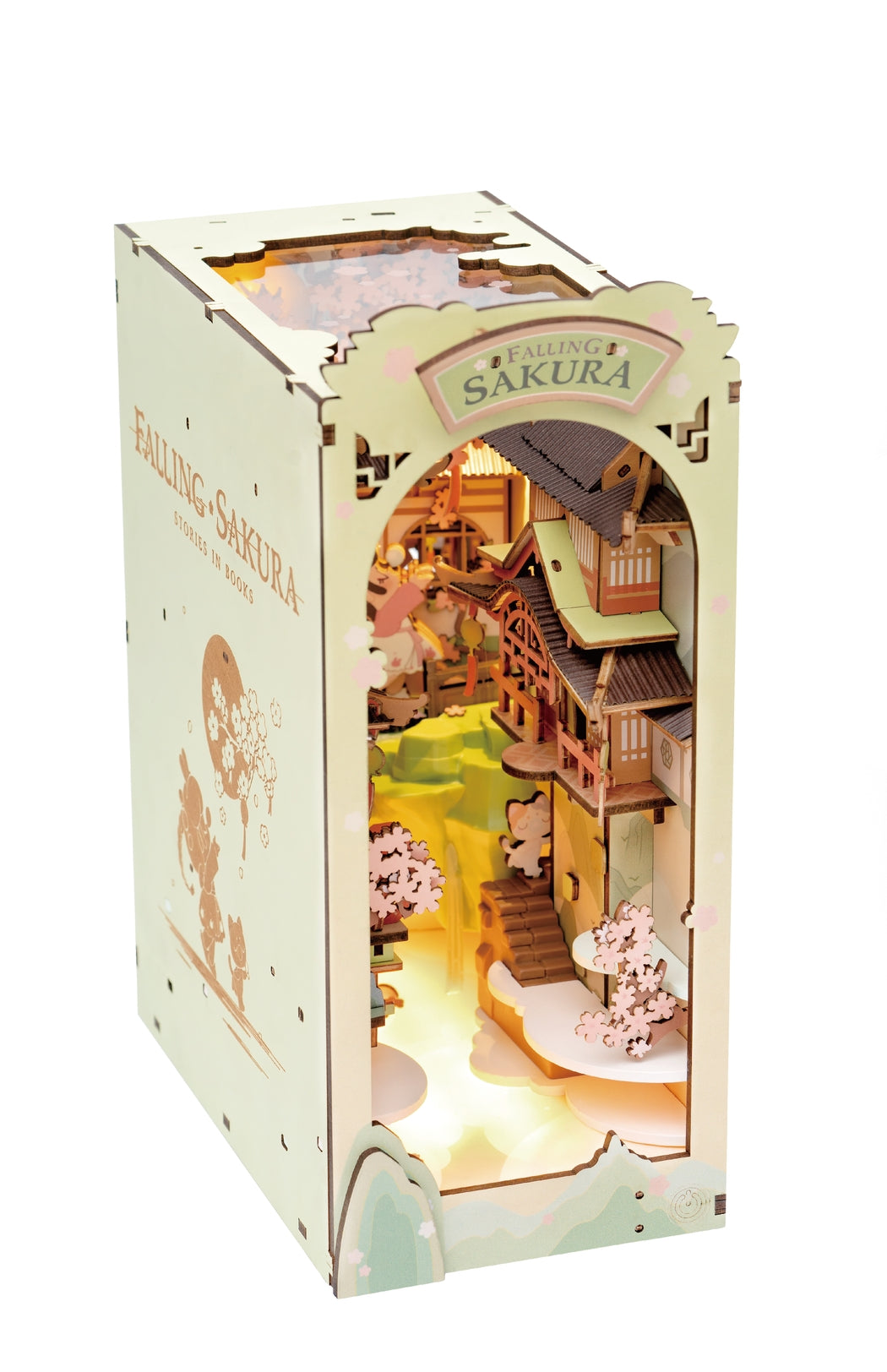 Falling Sakura DIY Miniature Book Nook Kits - Odd Nodd Art Supply