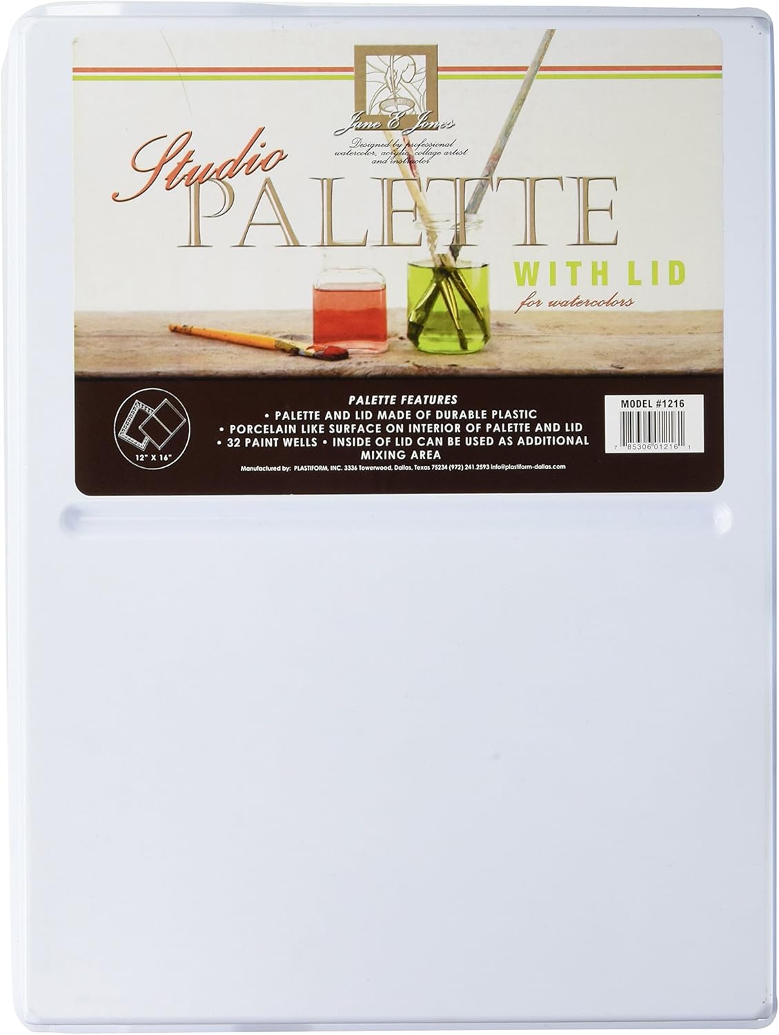 Rectangular Palette with Lid