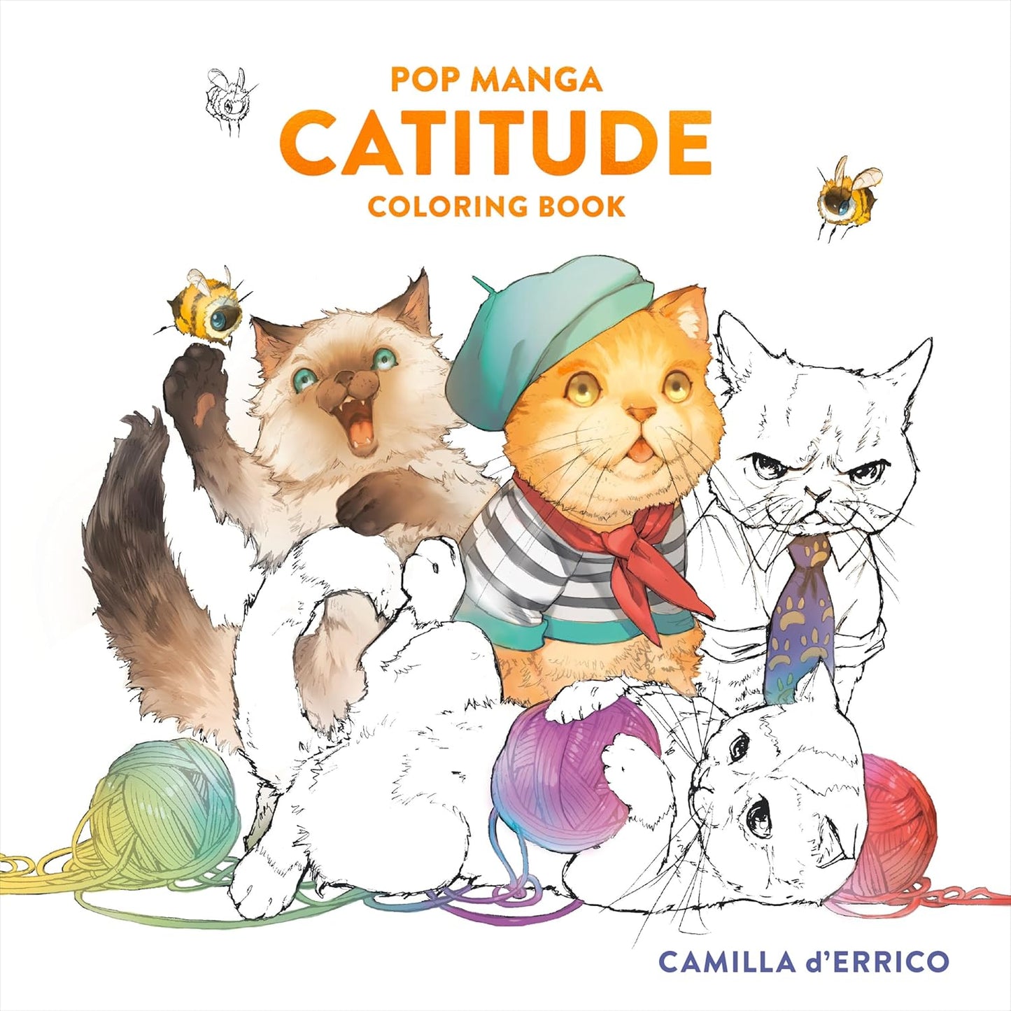 Catitude Pop Manga Coloring Books - Odd Nodd Art Supply