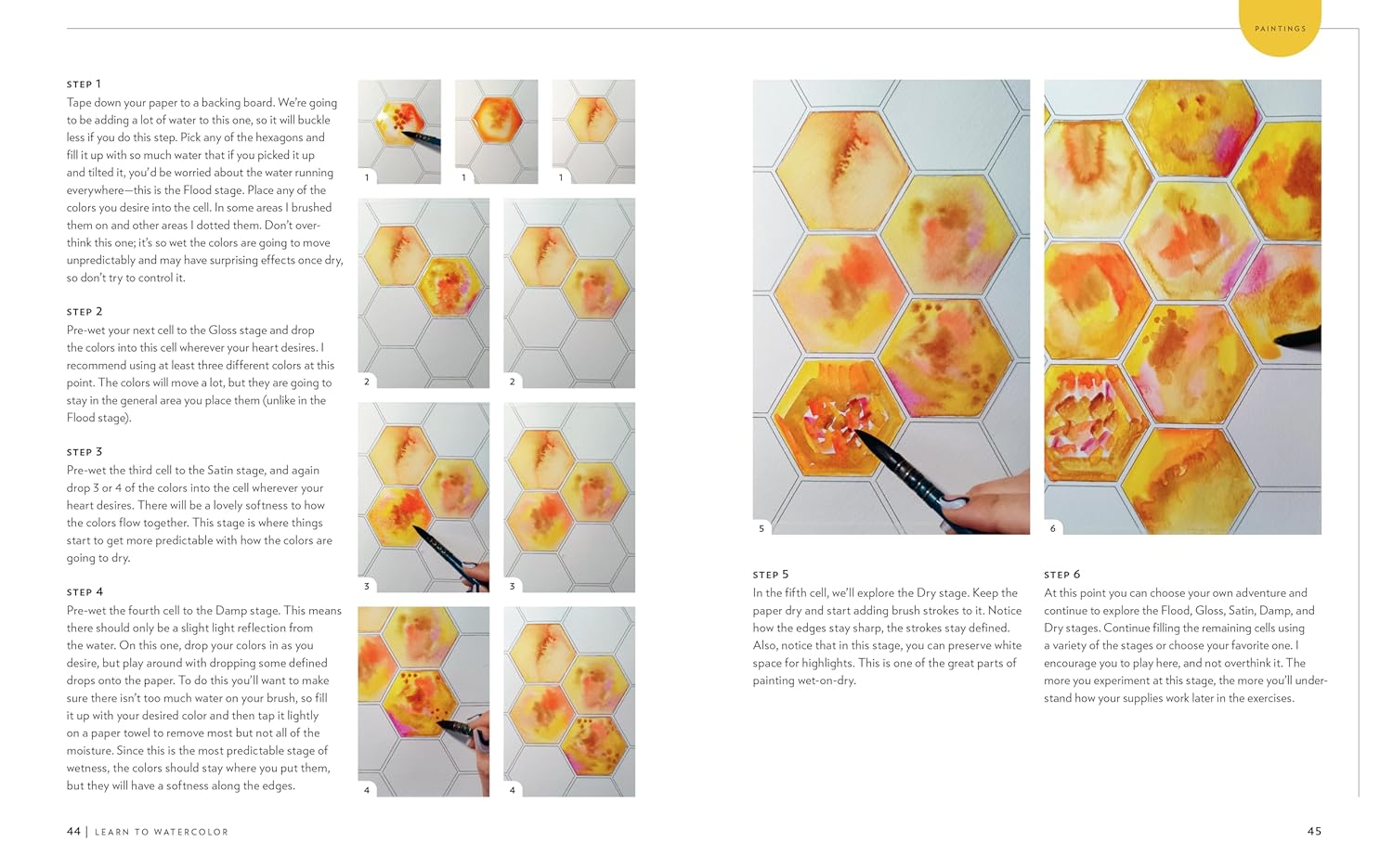 Learn to Watercolor: 20 Step-By-Step Beginner-Friendly Lessons on Watercolor Paper - Includes Watercolor Pad with Sketches - No Drawing Required! (Watercolor This Book)