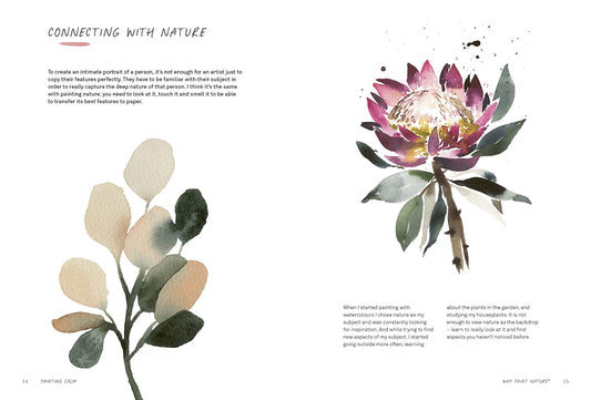 Painting Calm: Connect to Nature Through the Art of Watercolour - Odd Nodd Art Supply