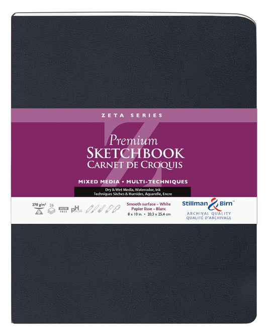 Zeta Series Premium Mixed Media Sketchbooks - Odd Nodd Art Supply