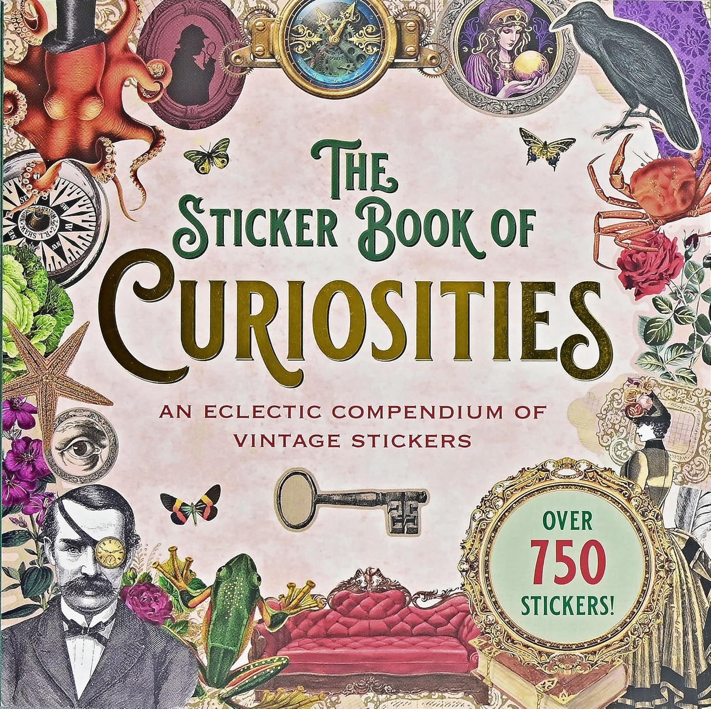 Curiosities Ephemera Sticker Book Series