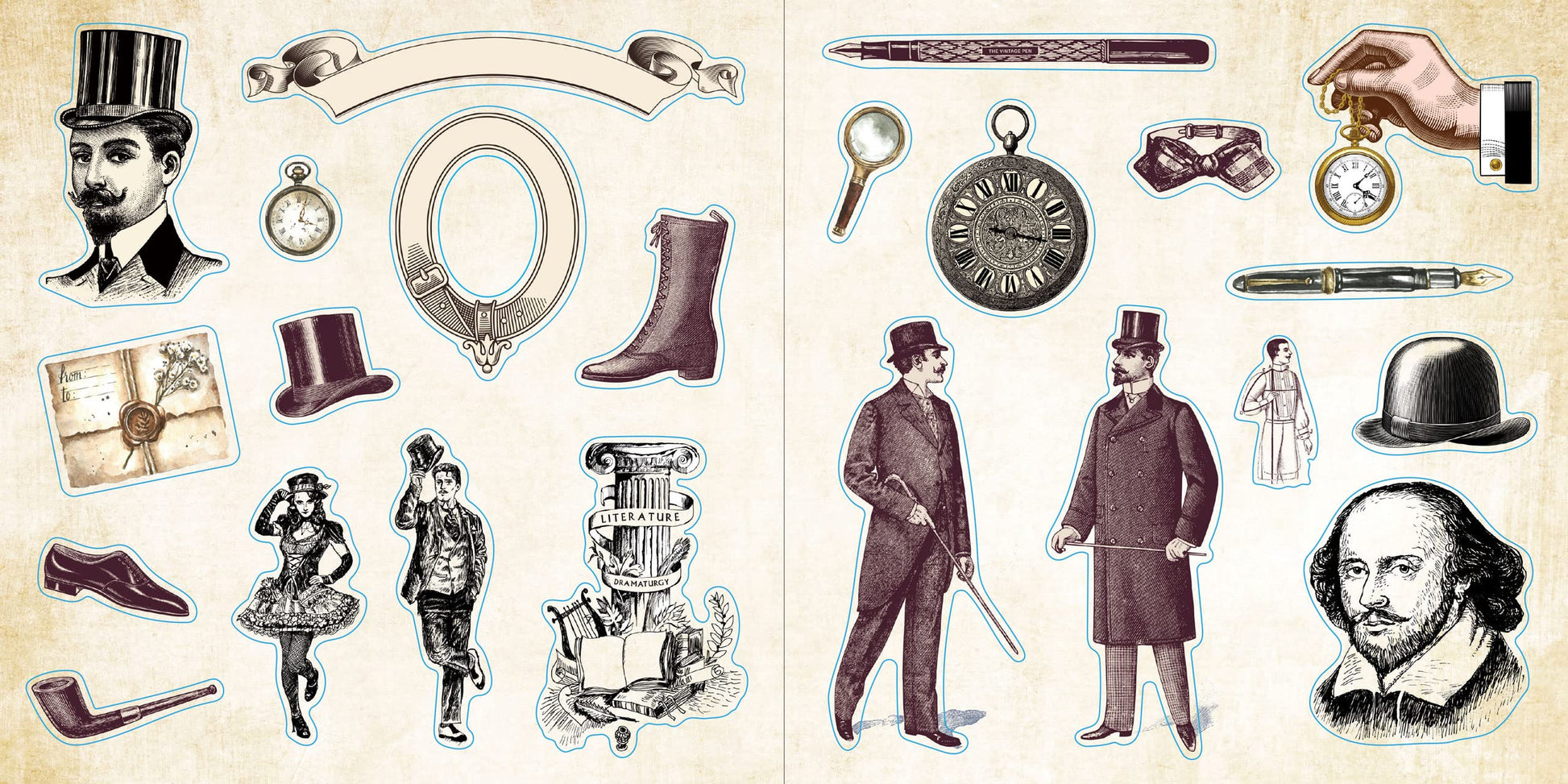 Loads of Ephemera Sticker Book