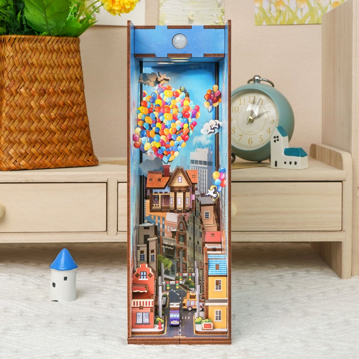 Travel Up with the Wind DIY Miniature Book Nook Kits - Odd Nodd Art Supply