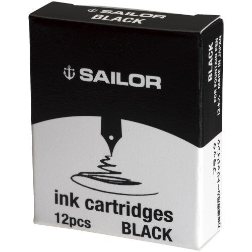 Black Sailor Fountain Pen Ink Cartridges - Odd Nodd Art Supply