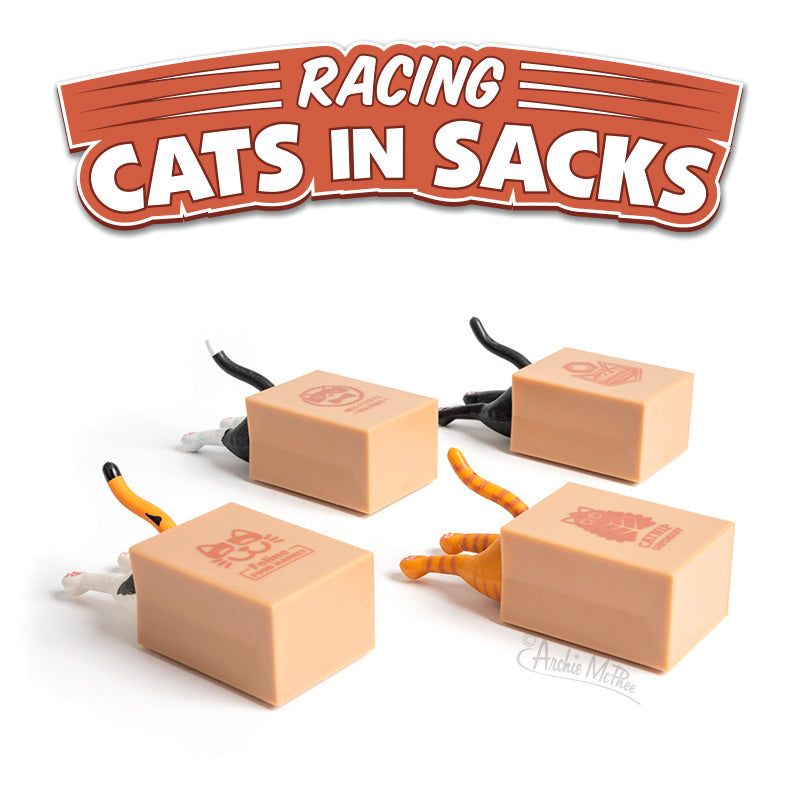 Racing Cats In Sacks - Odd Nodd Art Supply