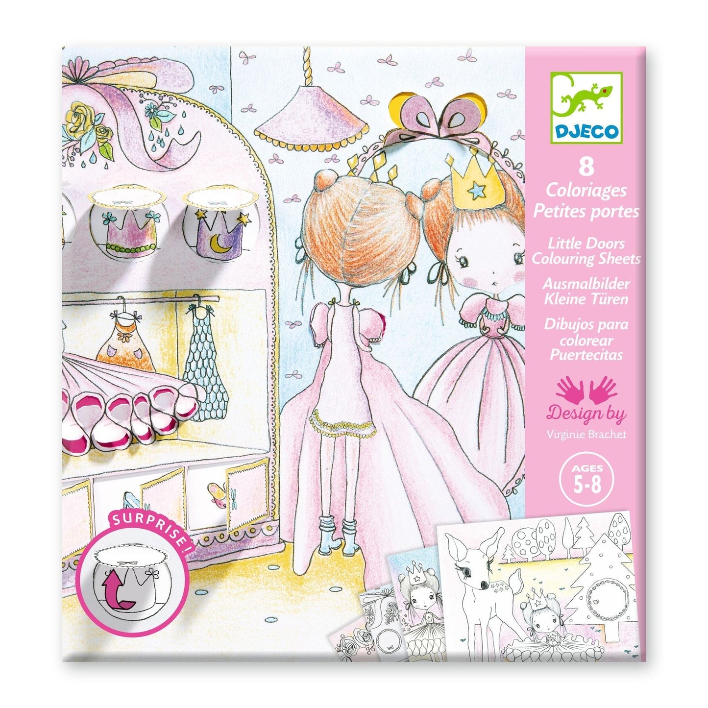 Little Doors Popup Coloring Sheets - Odd Nodd Art Supply