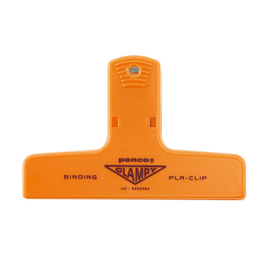 Orange Plastic Clampy Binding Clip - Odd Nodd Art Supply