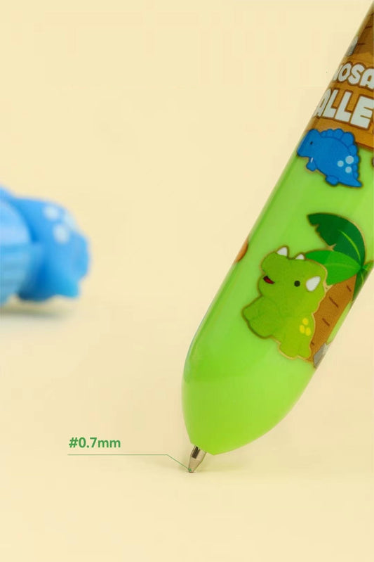 Dinosaur 10-Color Retractable Pen - Odd Nodd Art Supply