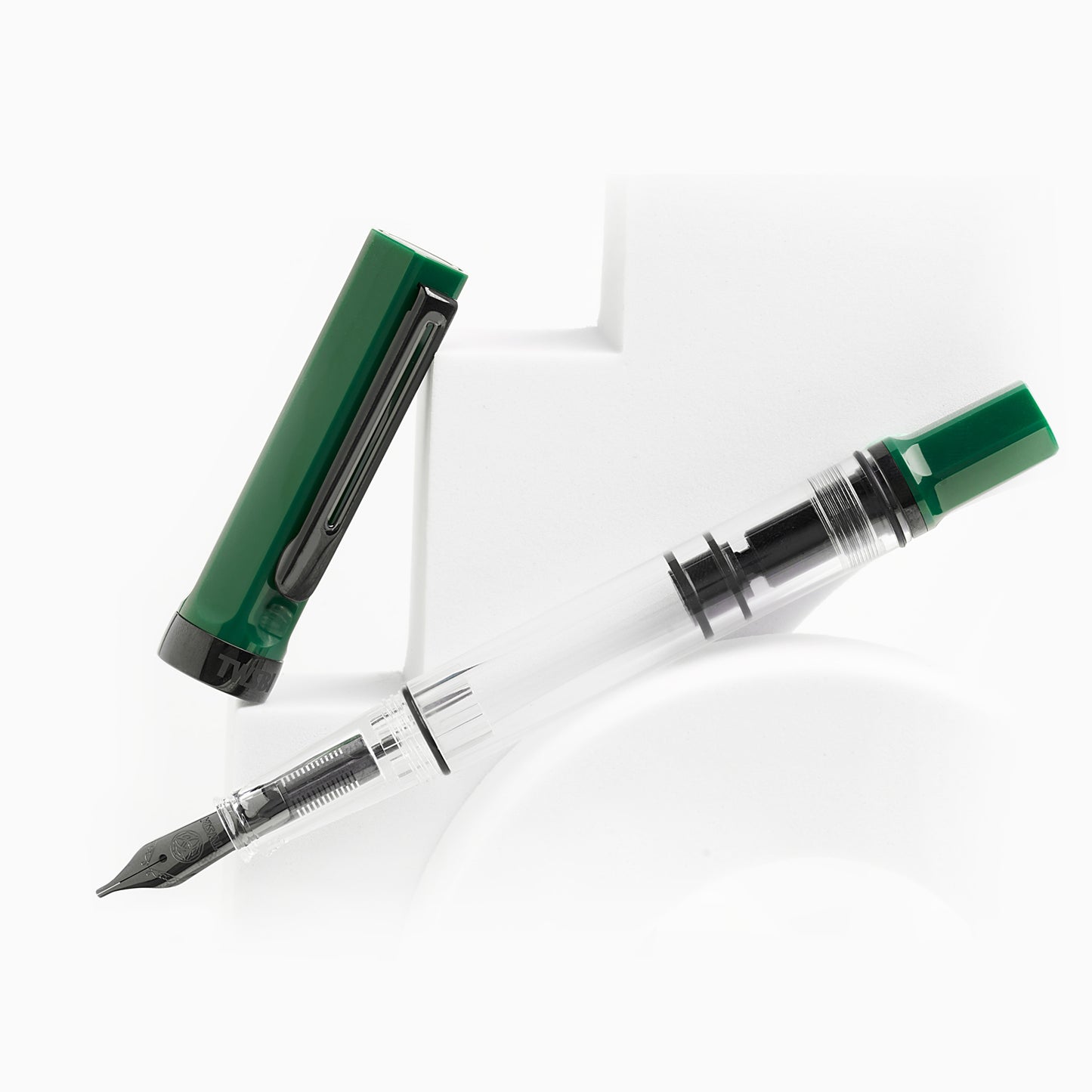 Irish Green Onyx Eco Fountain Pen - Odd Nodd Art Supply