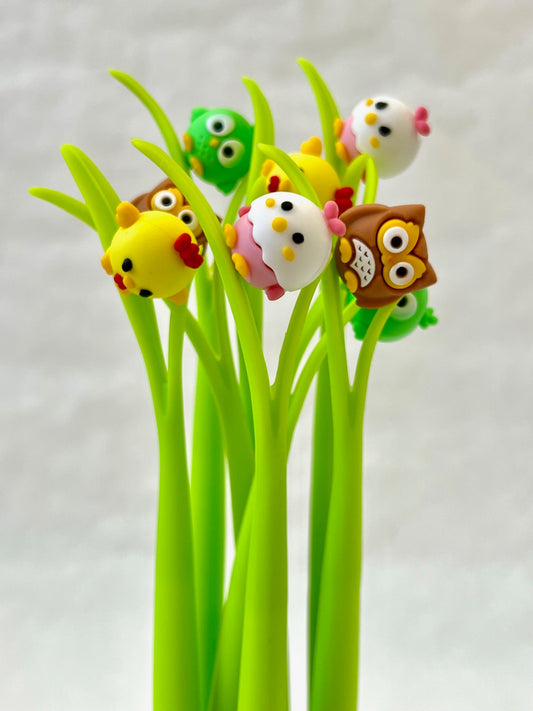 Bird on Leaves Gel Pen - Odd Nodd Art Supply