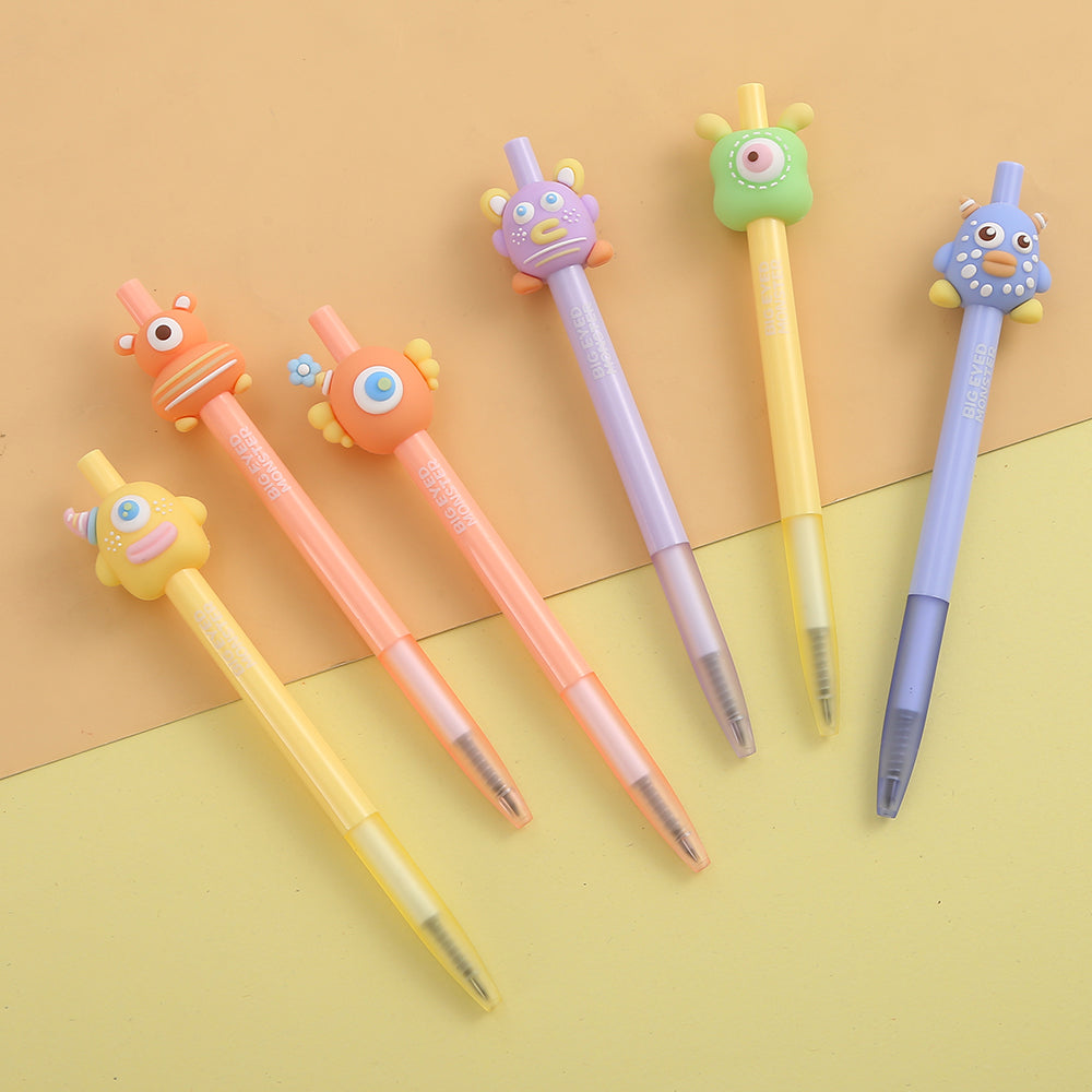 Big Eye Monster Retractable Gel Pen - Odd Nodd Art Supply