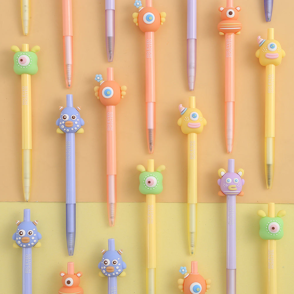 Big Eye Monster Retractable Gel Pen - Odd Nodd Art Supply