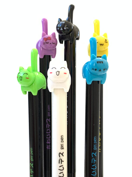 Retractable Cat Gel Pen - Odd Nodd Art Supply