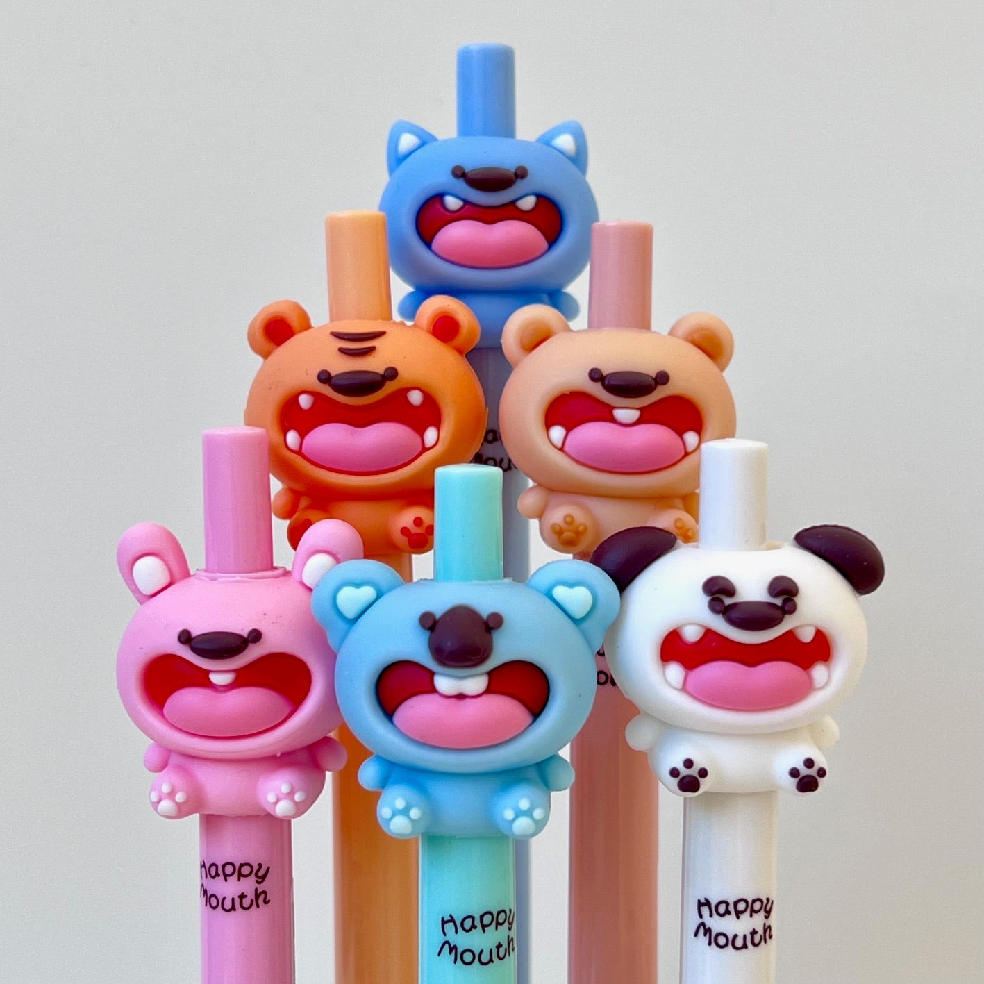 Happy Mouth Animals Retractable Gel Pen