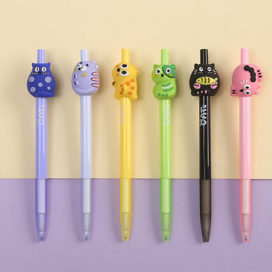 Cats Retractable Gel Pen - Odd Nodd Art Supply