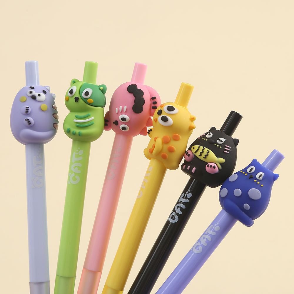Cats Retractable Gel Pen - Odd Nodd Art Supply