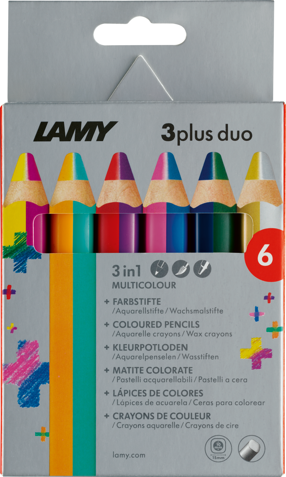 Lamy 3plus Colored Pencil Sets Color Duo - Odd Nodd Art Supply