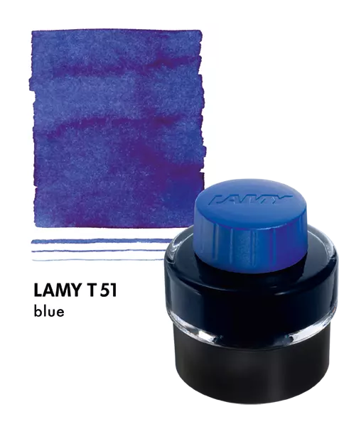 Blue t51 Lamy Fountain Pen Ink - Odd Nodd Art Supply